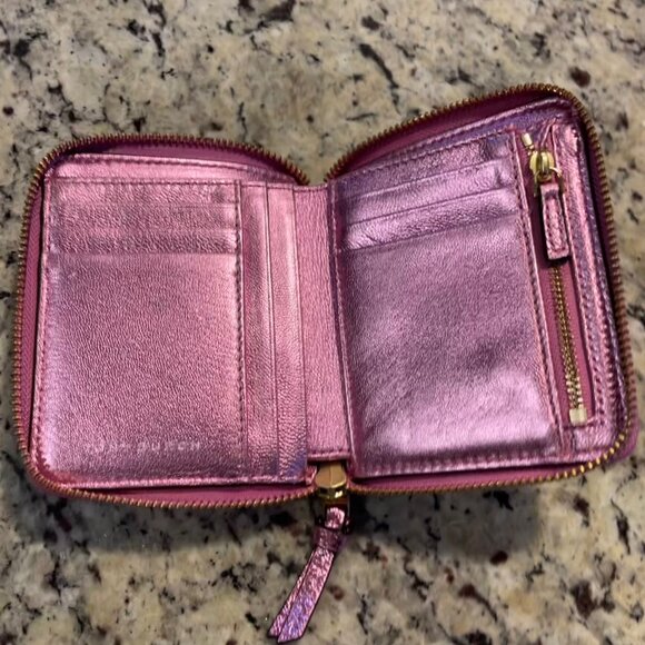 Tory Burch Crinkle Metallic Medium Wallet - Picture 3 of 11